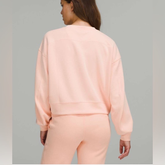 Lululemon Perfectly Oversized Cropped Crew *Softstreme sz10 - Picture 2 of 6